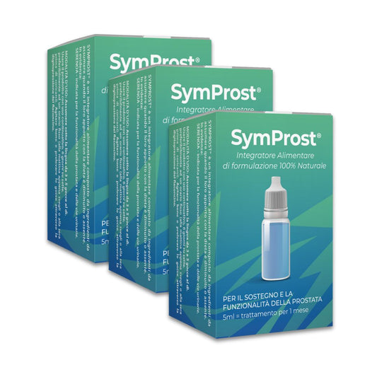 Pack 3 SymProst® – Integratore Naturale per la Prostata e le Vie Urinarie